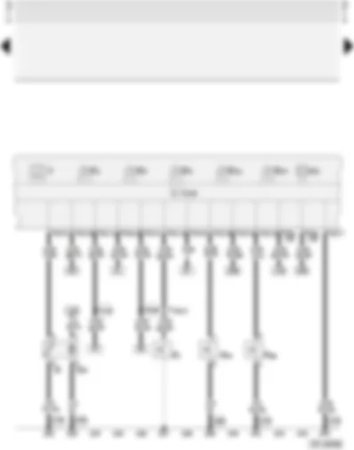Wiring Diagram  AUDI A3 1998 - Dash panel insert - combi-processor in dash panel insert - rev. counter - speedometer - fuel gauge - fuel pump - coolant shortage indicator - oil pressure switch - analogue clock