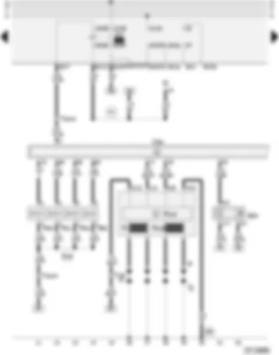 Wiring Diagram  AUDI A3 2001 - Simos control unit - fuel pump relay - injectors - ignition system - Hall sender