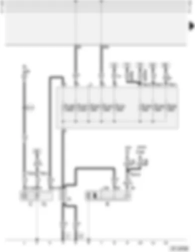Wiring Diagram  AUDI A3 2004 - Diesel direct injection system control unit - glow plugs (engine) - glow plug relay - glow plugs (coolant) - exhaust gas recirculation valve - charge pressure control solenoid valve
