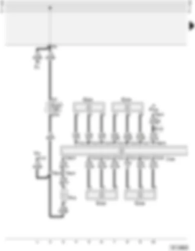 Wiring Diagram  AUDI A3 2004 - Parking aid