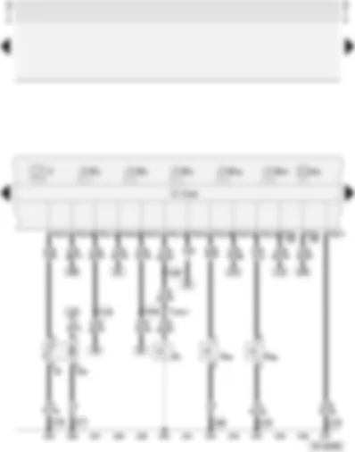 Wiring Diagram  AUDI A3 1999 - Dash panel insert - combi-processor in dash panel insert - rev. counter - speedometer - fuel gauge - fuel pump - coolant shortage indicator - oil pressure switch - analogue clock