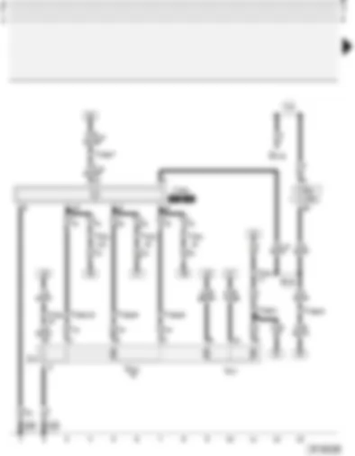Wiring Diagram  AUDI A3 2004 - Electrically adjustable and heated exterior mirrors with fold-in feature