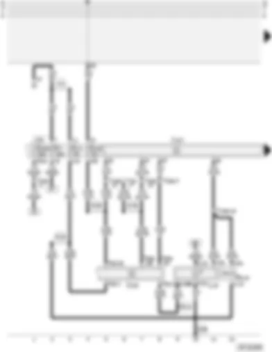 Wiring Diagram  AUDI A3 2004 - Four-speed automatic gearbox with selector lever lock (01M)