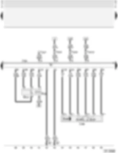 Wiring Diagram  AUDI A3 2001 - Simos control unit - throttle valve control unit - exhaust gas recirculation valve