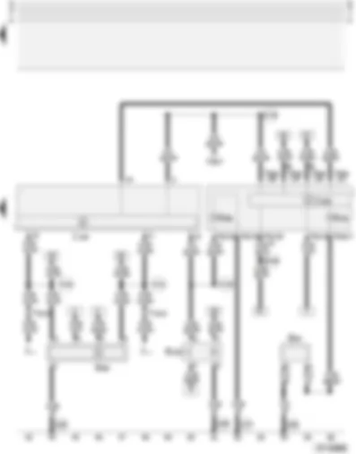 Wiring Diagram  AUDI A3 2001 - Steering angle sender - traction control system switch - warning lamps - dash panel insert