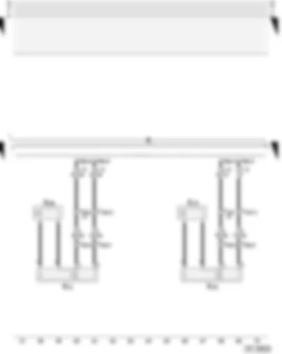 Wiring Diagram  AUDI A3 2001 - Active loudspeakers front