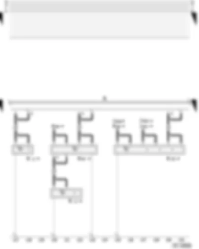 Wiring Diagram  AUDI A3 2001 - Aerials for radio Chorus and radio Concert