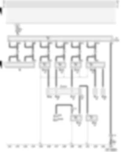 Wiring Diagram  AUDI A3 2001 - Aerials for radio Symphony