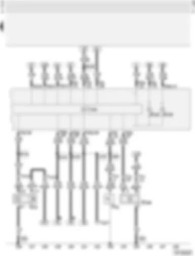 Wiring Diagram  AUDI A3 2001 - Dash panel insert - oil pressure switch - oil level/oil temperature sender - speedometer sender