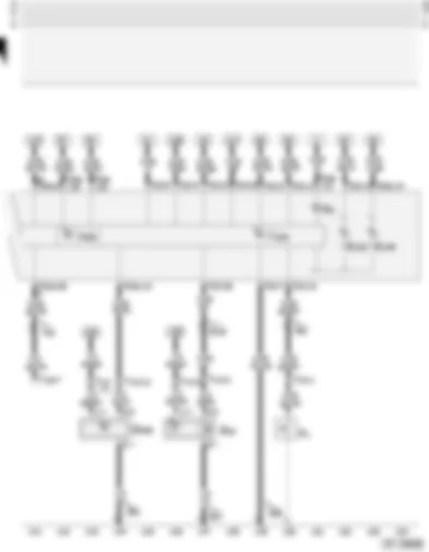 Wiring Diagram  AUDI A3 2001 - Dash panel insert - oil pressure switch - oil level/oil temperature sender - speedometer sender
