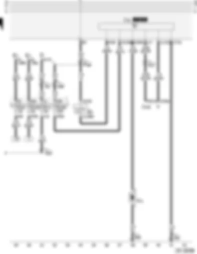 Wiring Diagram  AUDI A3 2005 - Headlight washer system