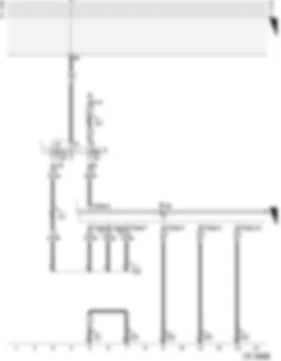 Wiring Diagram  AUDI A3 2004 - Voltage supply - telephone/telematics control unit
