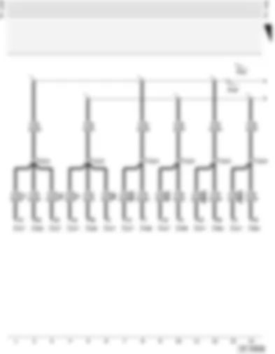Wiring Diagram  AUDI A3 2004 - High bus and low bus in dash panel wiring harness
