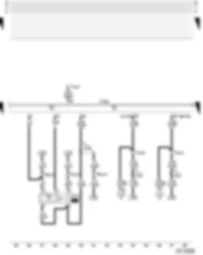 Wiring Diagram  AUDI A3 2001 - Motronic control unit - Motronic current supply relay