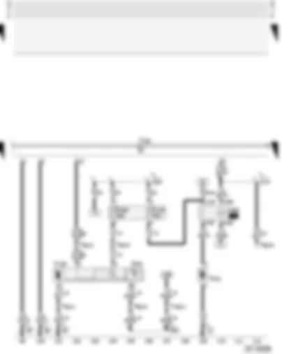 Wiring Diagram  AUDI A3 2001 - Motronic control unit - brake servo control unit - vacuum pump for brakes - secondary air pump motor - secondary air pump relay