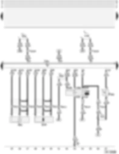 Wiring Diagram  AUDI A3 2001 - Engine speed sender - Simos control unit - thermostat for engine cooling - knock sensor