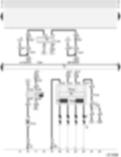 Wiring Diagram  AUDI A3 2001 - Simos control unit - ignition coil - secondary air system