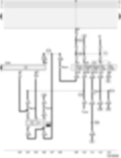 Wiring Diagram  AUDI A3 2001 - Motronic control unit - Motronic current supply relay - fuses