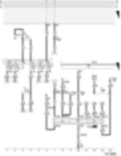 Wiring Diagram  AUDI A3 2004 - Fuse box - automatic gearbox control unit - starter inhibitor and reversing light relay
