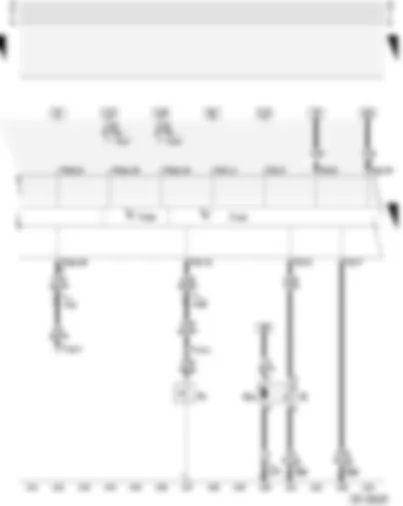 Wiring Diagram  AUDI A3 2005 - Combi-processor in dash panel insert - oil pressure switch - fuel gauge sender - diagnostic connector