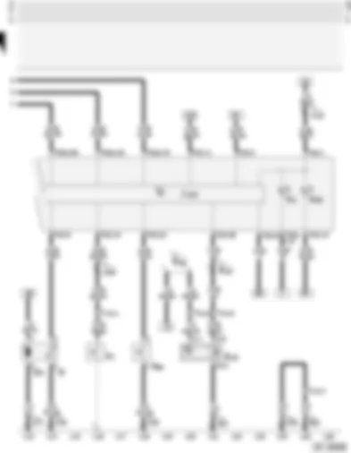 Wiring Diagram  AUDI A3 2001 - Combi-processor in dash panel insert - fuel pump