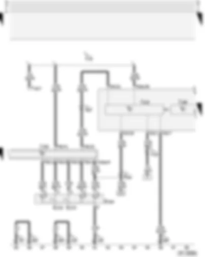 Wiring Diagram  AUDI A3 2005 - Auto-check system - telephone/telematics control unit - telematics operating unit - dash panel insert