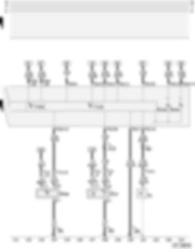 Wiring Diagram  AUDI A3 2003 - Dash panel insert - oil pressure switch - speedometer sender (Hall sender - on gearbox) - oil level/oil temperature sender