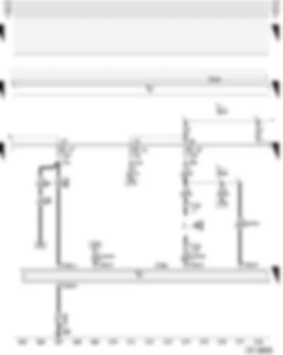 Wiring Diagram  AUDI A3 2004 - Fuel pump control unit - fuses on fuse holder