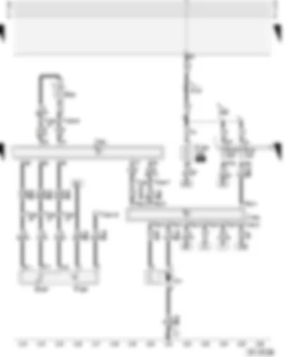 Wiring Diagram  AUDI A3 2004 - Simos control unit - coolant temperature sender - radiator fan control unit
