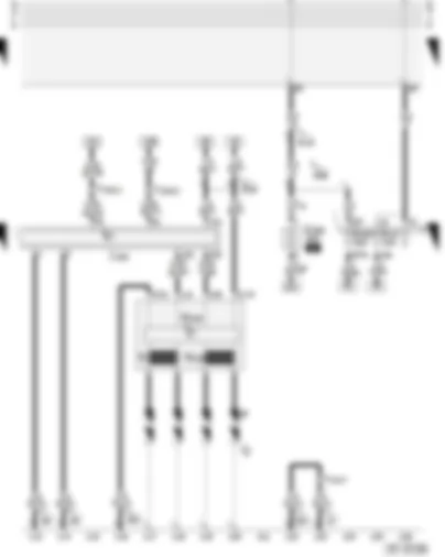 Wiring Diagram  AUDI A3 2003 - Motronic control unit - ignition coils - fuses
