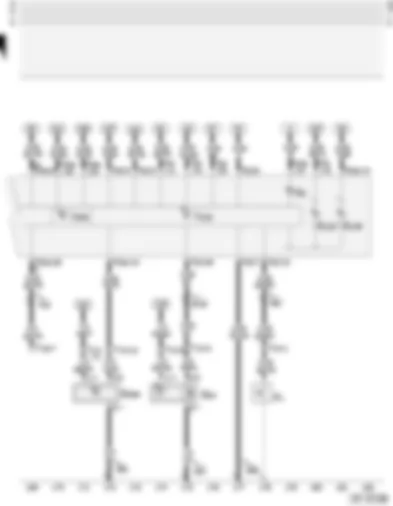Wiring Diagram  AUDI A3 2004 - Dash panel insert - oil pressure switch - oil level/oil temperature sender - speedometer sender