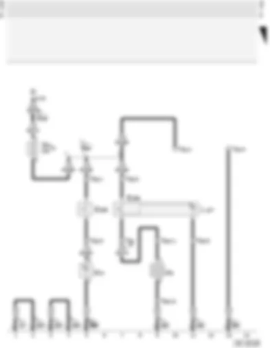 Wiring Diagram  AUDI A3 2004 - Footwell light switch - warning buzzer switch