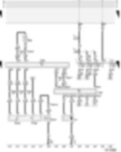 Wiring Diagram  AUDI A3 2002 - Simos control unit - coolant temperature sender - radiator fan control unit