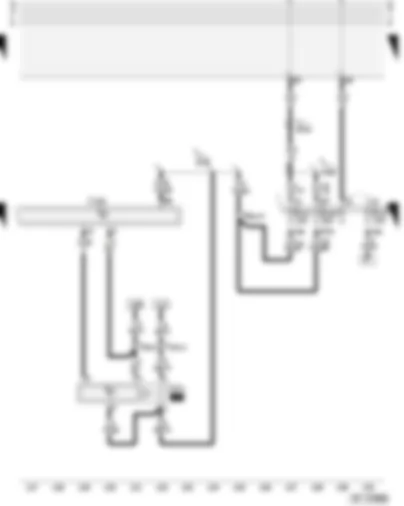 Wiring Diagram  AUDI A3 2002 - Motronic control unit - Motronic current supply relay - fuses