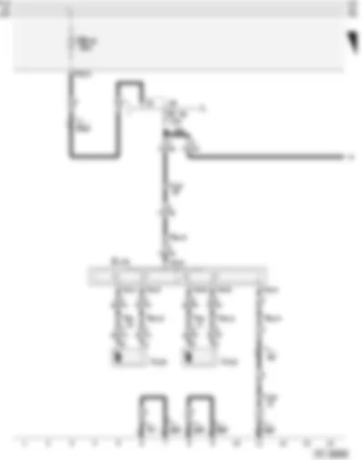 Wiring Diagram  AUDI A3 2004 - Lumbar support adjustment - driver