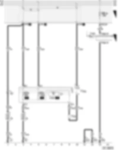 Wiring Diagram  AUDI A3 2004 - Battery - fuses on fuse holder