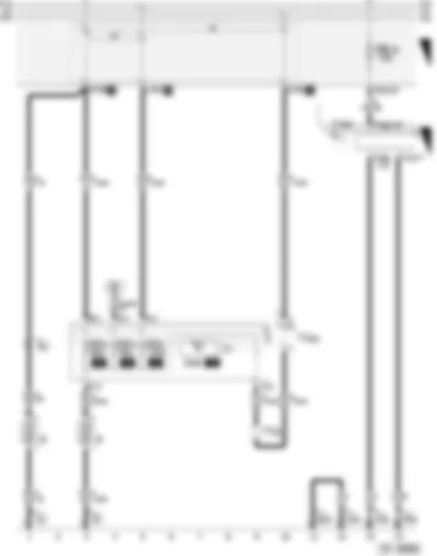 Wiring Diagram  AUDI A3 2004 - Battery - fuses on fuse holder