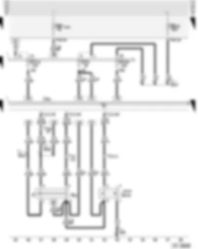 Wiring Diagram  AUDI A3 2004 - Brake light switch - brake pedal switch - clutch position sender