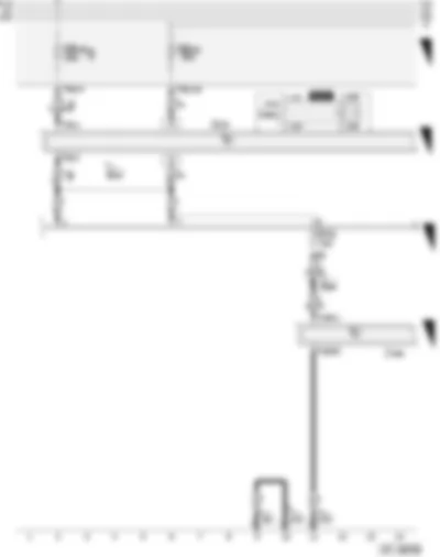 Wiring Diagram  AUDI A3 2004 - Parking aid control unit - data bus diagnostic interface - fuses