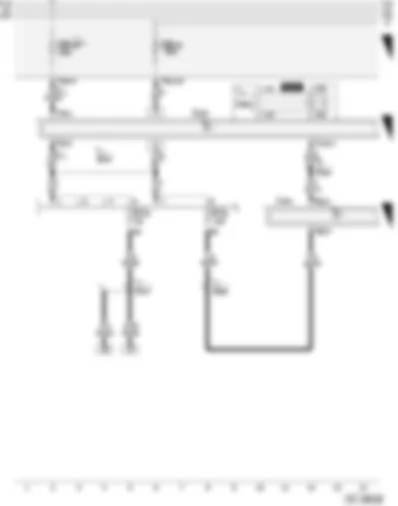Wiring Diagram  AUDI A3 2005 - Fuses - navigation system with CD drive control unit - onboard power supply control unit
