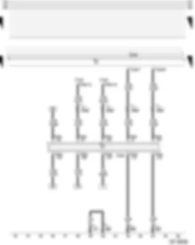 Wiring Diagram  AUDI A3 2005 - Data bus diagnostic interface