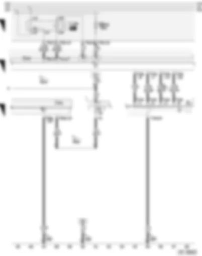 Wiring Diagram  AUDI A3 2004 - Light switch - terminal 15 voltage supply relay