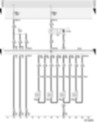 Wiring Diagram  AUDI A3 2005 - Injectors - vacuum pump for brakes