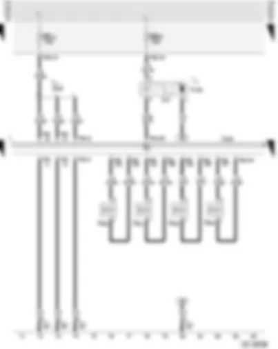 Wiring Diagram  AUDI A3 2005 - Injectors - vacuum pump for brakes