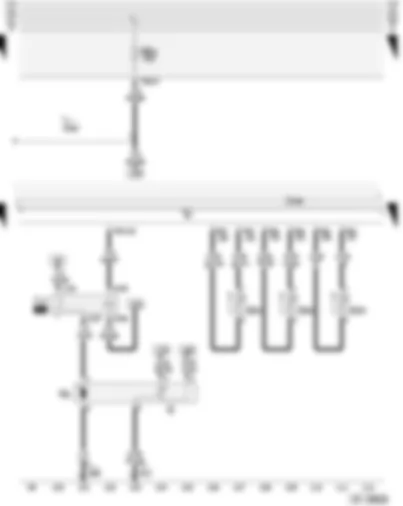 Wiring Diagram  AUDI A3 2005 - Fuel pump - temperature sender