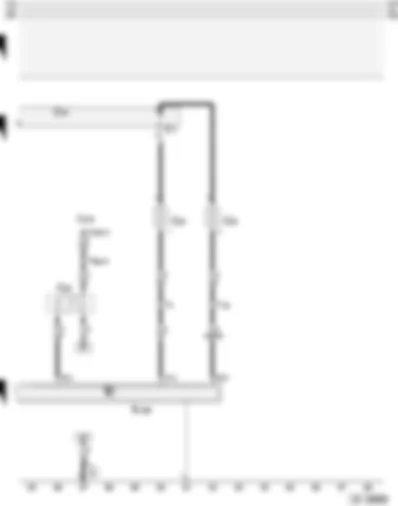 Wiring Diagram  AUDI A3 2004 - Left aerial module - heated rear window