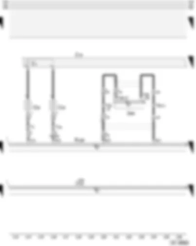 Wiring Diagram  AUDI A3 2004 - Left aerial module - heated rear window with window aerial