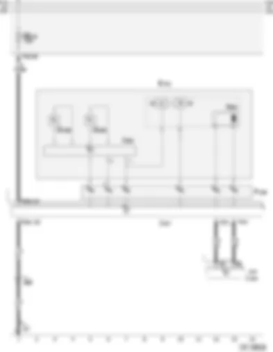 Wiring Diagram  AUDI A3 2005 - Voltage supply - tiptronic switch in steering wheel