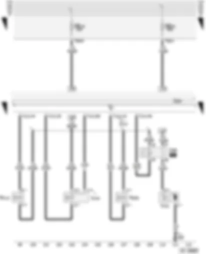 Wiring Diagram  AUDI A3 2005 - Secondary air pump - secondary air inlet valve - exhaust flap valve