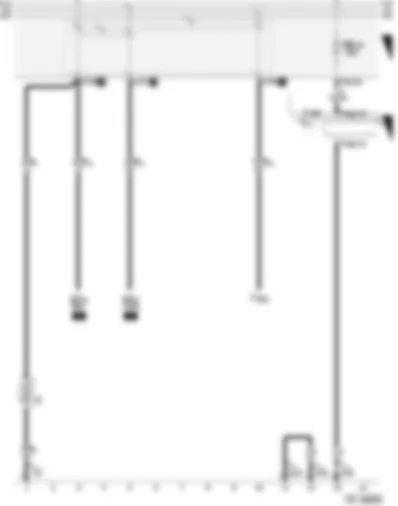 Wiring Diagram  AUDI A3 2005 - Battery - fuses on fuse holder